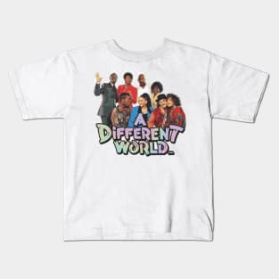 a different world Kids T-Shirt